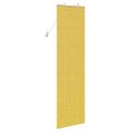 vidaXL Roleta Žltá 60 x 220 cm Bambus