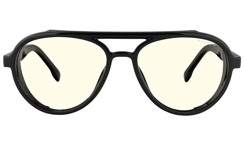 GUNNAR kancelářské/herní brýle TALLAC ONYX * čirá skla * BLF 35  * GUNNAR focus Brýle, kancelárské, herní, cerné obroucky, cirá skla, se štíty proti bocnímu svetlu