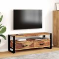 vidaXL TV skrinka zo akáciaového dreva 120x35x45 cm