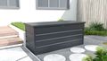 Záhradný box G21 Denver 770 L, antracitový plechový