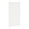 vidaXL plisovaná roleta biela 80x150 cm šírka látky 79,4 cm