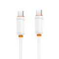 XO kábel NB-Q298 PD USB-C - USB-C 1,0m 240W biely