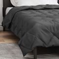 vidaXL Letná prikrývka 220 x 155 cm Leto 200 gsm Antracit