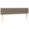 vidaXL Posteľný rám boxspring s matracom sivohned 180x200 cm látka