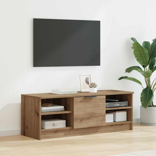 vidaXL TV skrinka Remeselný dub 102 x 35 x 36,5 cm Kompozitné drevo