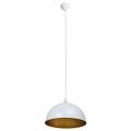 vidaXL Stropná lampa 2 ks, nastaviteľná výška, pologuľa, biela