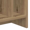 vidaXL TV stolík 50 x 35 x 45 cm Remeselný dub Kompozitné drevo