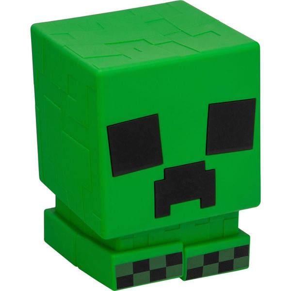 Lampička Minecraft SquishyGlo - Creeper, silikónová