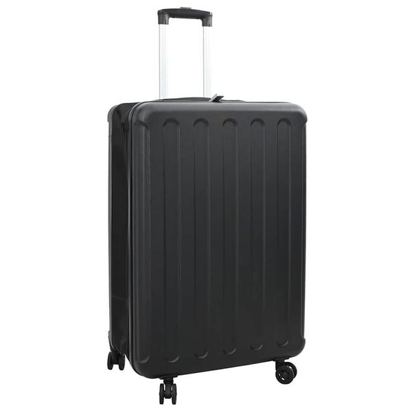vidaXL Kufor so zámkom Čierna 50 x 30 x 76 cm ABS plast
