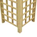 vidaXL Altánok 4x3 m, bordový