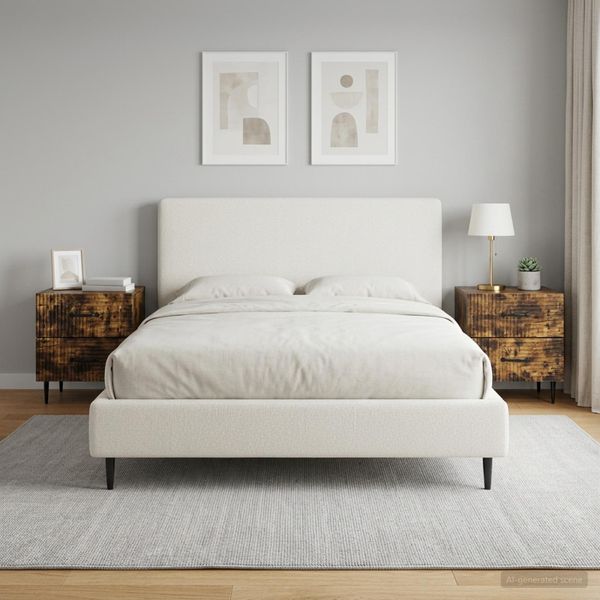 vidaXL Nočný stolík 2 ks Dymový dub 43 x 34,5 x 47,5 cm