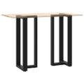vidaXL Nohy barového stola v tvare T, 2 ks, čierne, 40x35x(100-101) cm, oceľové