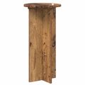 vidaXL Stojan na rastliny 2 ks Staré drevo 29,5 x 29,5 x 60 cm