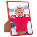 vidaXL Fotorámiky na stenu alebo stôl 5 ks červené 20x25 cm MDF