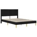 vidaXL Rám postele 120 x 200 cm Čierny