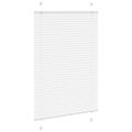 vidaXL plisovaná roleta biela 100x100 cm šírka látky 99,4 cm