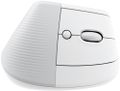 Logitech Lift for Mac Vertical Ergonomic Mouse - White   Vertikální myš, optická, 6 tlačítek, bezdrátová, Bluetooth Vertikální ergonomická myš, Mac, Bluetooth, 400-4000 DPI, 6 tlacítek, baterie 24 mesícu, pro malé až strední ruce