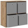 vidaXL Servírovacia skriňa Remeselný dub 68,5 x 32 x 67 cm