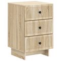 vidaXL Nočný stolík Dub sonoma 43 x 41 x 66,5 cm Kompozitné drevo