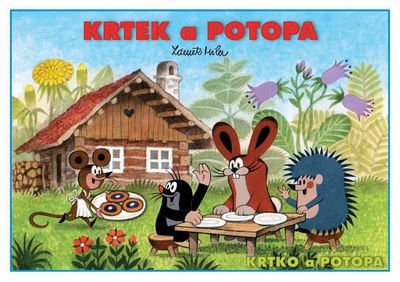 Omaľovánka A5 Krtko a potopa
