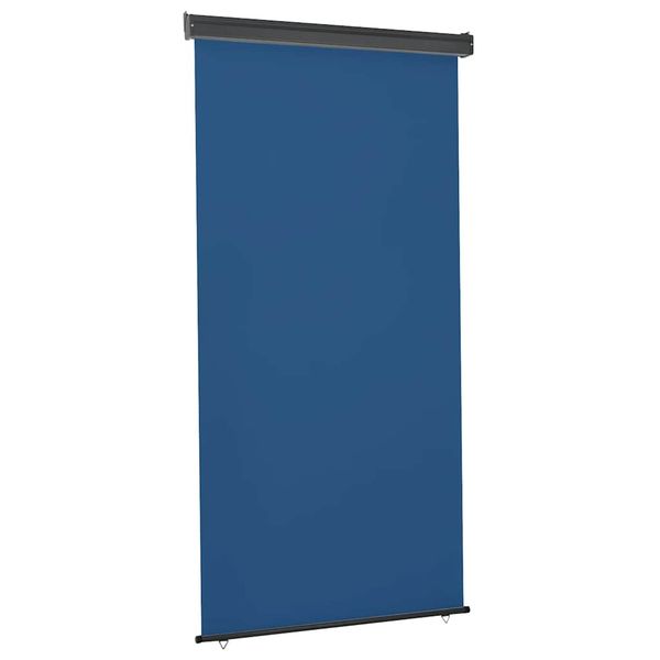 vidaXL Bočná markíza na balkón 125x250 cm, modrá