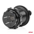 Nabíjačka 2xUSB 12/24V MOD-04 AMiO-02854