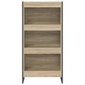 vidaXL Knižnica 60 x 30 x 121 cm Kompozitné drevo Sonoma
