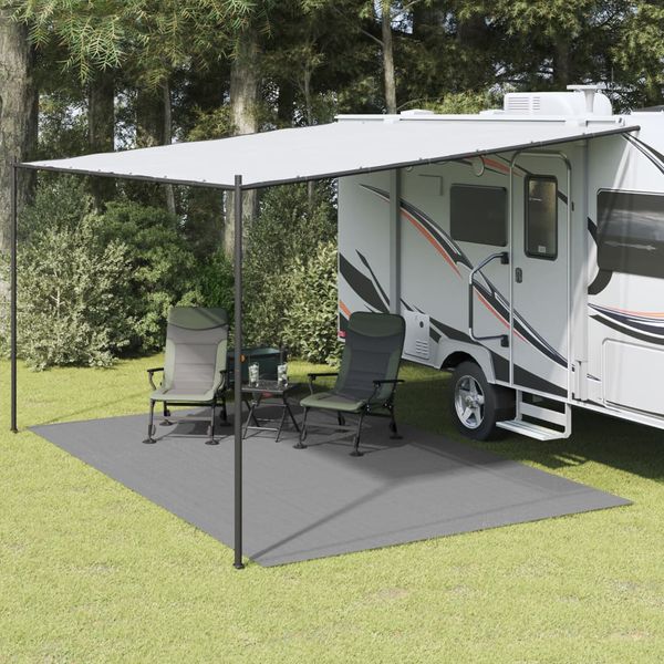 vidaXL Koberec do stanu antracit 5x3 m