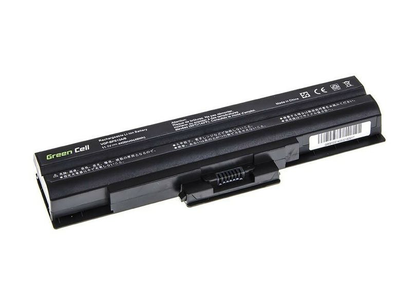 SY03 Green Cell Battery for Sony Vaio VGP-BPS13 VGP-BPS21 (black) / 11,1V 4400mAh