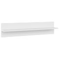 vidaXL Nástenné police 4 ks biele 80x11,5x18 cm drevotrieska