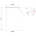 vidaXL Roleta Prírodná 130 x 160 cm Bambus