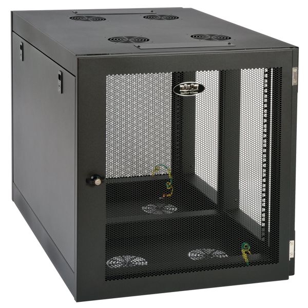 Skriňa SmartRack 12U, Š = 920mm, Hl = 630mm, hĺbka pre servery, montáž na stenu