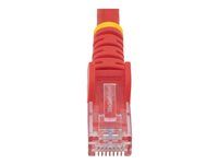 Category 6 - 24AWG (N6PATC50CMRD) - Sieťový kábel - RJ-45 (M) do RJ-45 (M) - 50 cm - UTP - CAT 6 - lisovaný, prevedenie bez hrbolčekov, lišta - červená