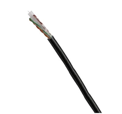 DATACOM UTP drôt CAT6 PE 100m čierny OUTDOOR