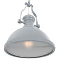 vidaXL Stropná lampa sivá okrúhla E27