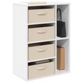 vidaXL Servírovacia skriňa Biela 60 x 33,5 x 84 cm