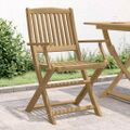 vidaXL Skladacie stoličky 4 ks 57,5x54,5x90 cm Masívne drevo akácia