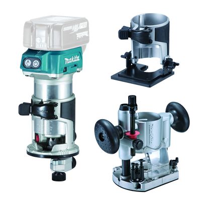 Makita Akumulátorová kombinovaná frézka s príslušenstvom Li-ion LXT 18 V, bez aku    Z