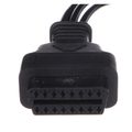 SIXTOL OBD-II redukcia 3-pin/4-pin/6-pin pre moto Yamaha a Honda MECHANIC CABLE 23