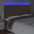 VidaXL Čelo postele hnedé 180x5x118/128 cm umelá koža
