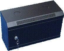 10'' rack jednodielny 4U/140 DATACOM čierny plech.dv.
