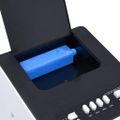 vidaXL Mobilný ochladzovač vzduchu 3-v-1, bielo čierny 61x31x27mm 65 W