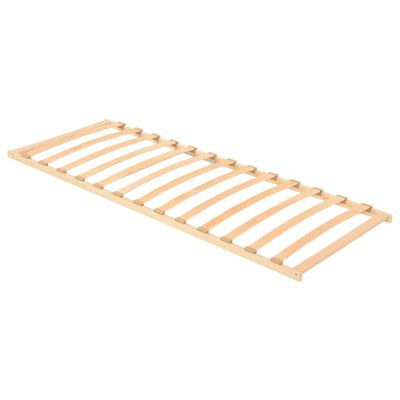 vidaXL Lamelový rošt Hnedá 80 x 190 cm Masívne bukové drevo