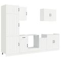 VidaXL 7-dielna súprava kuchynských skriniek "Lucca" biela