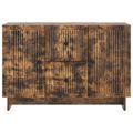 vidaXL Servírovacia skriňa so zásuvkou Dymový dub 89 x 34,5 x 60 cm