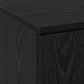 vidaXL Highboard 70 x 33.5 x 180 cm Kompozitné drevo Čierny dub