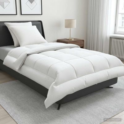 vidaXL Súprava paplóna a vankúša 3 ks 135x220 cm Leto 140 GSM Vlnka