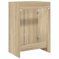 vidaXL Skriňa pod umývadlo do kúpeľne Dub sonoma 56 x 37,5 x 81 cm