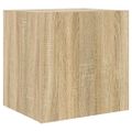 vidaXL TV nástenné skrinky s LED svetlami 2 ks dub sonoma 40,5x35x40cm