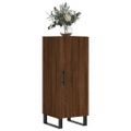 vidaXL Komoda hnedý dub 34,5x34x90 cm spracované drevo